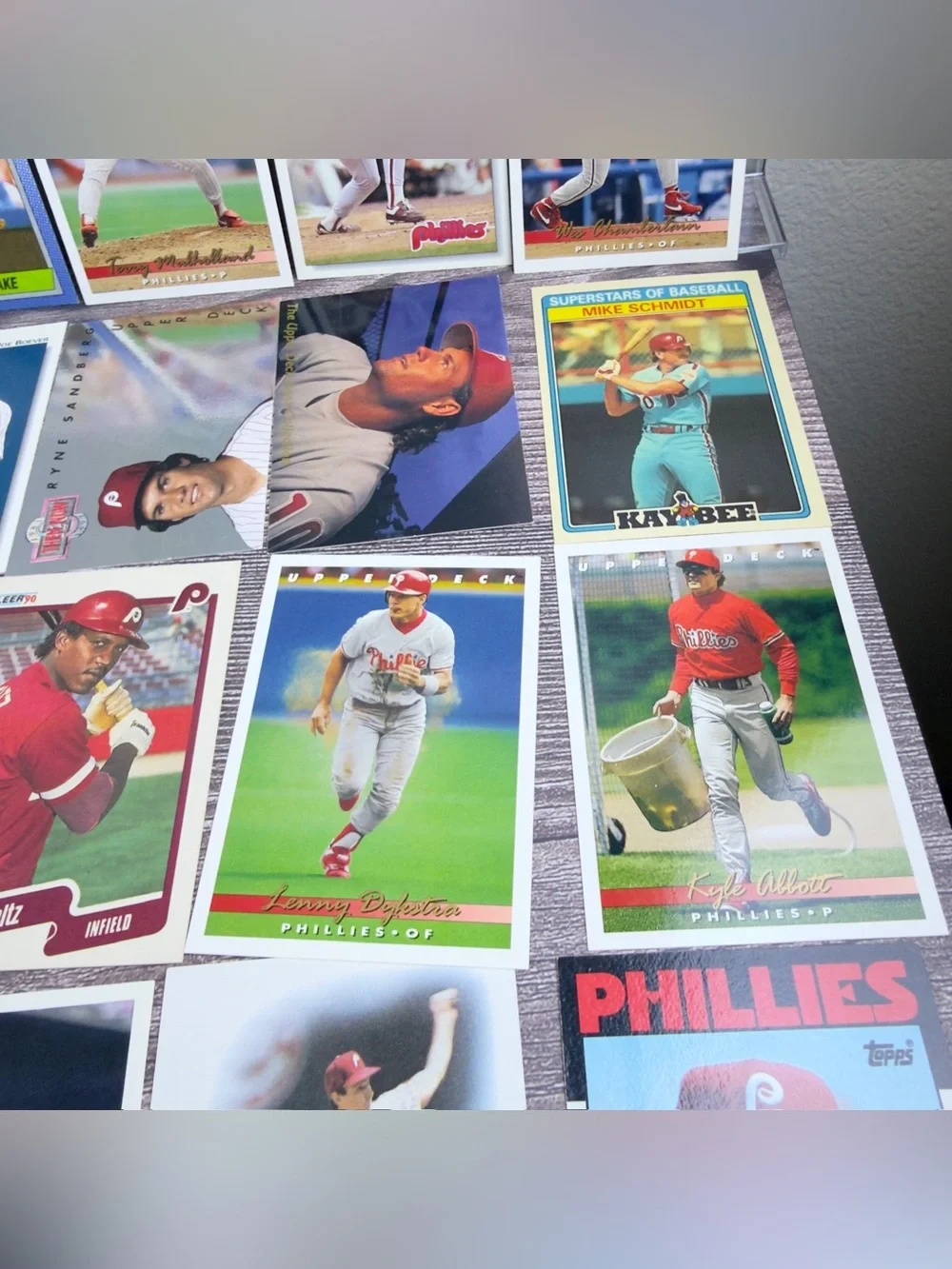 Philadelphia Phillies Baseball Card Lot (24) Mike Schmidt Upper Deck